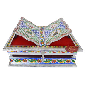 Meenakari Decorated Rehal Holy Quran Book Stand-book Box S,M Curved