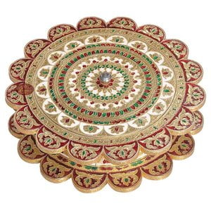 Sunflower Shaped Handmade Meenakari Dry Fruit Box -Big G.M.